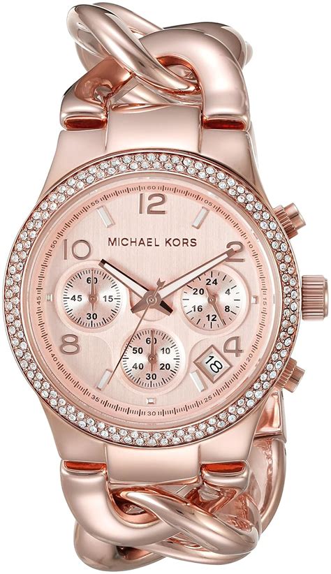 michael kors gold crystal watch|mk3247.